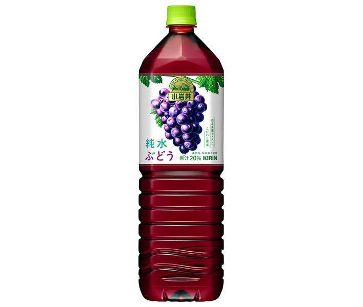 Kirin Koiwai Pure Water Grape 1.5L plastic bottle x 8 pieces [shipped in Japan]