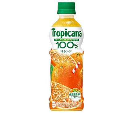 Kirin Tropicana 100% Orange 330ml plastic bottle x 24 pieces [Shipped in Japan]