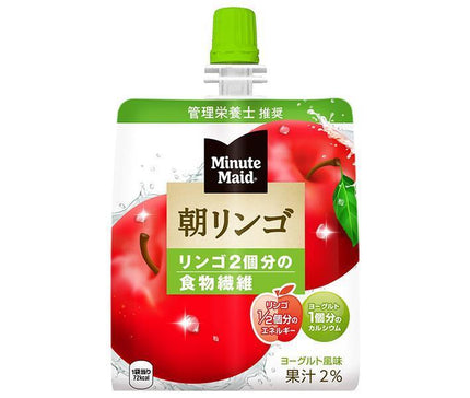 Coca-Cola Minute Maid Morning Apple 180g pouch x 24 pieces [shipped in Japan]