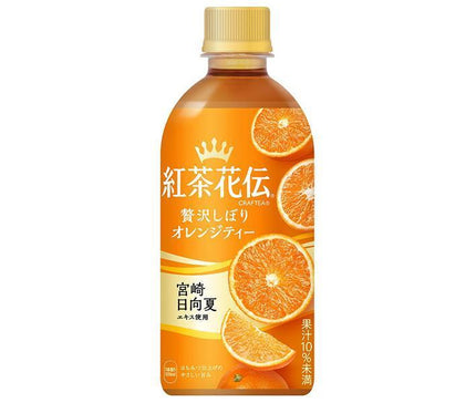 Coca-Cola Tea Kaden CRAFTEA Luxury Squeezed Orange Tea 440ml PET bottle x 24 bottles [Shipped in Japan]