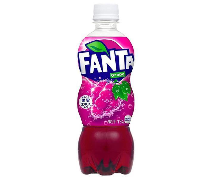 Coca-Cola Fanta Grape 500ml plastic bottle x 24 pieces [shipped in Japan]