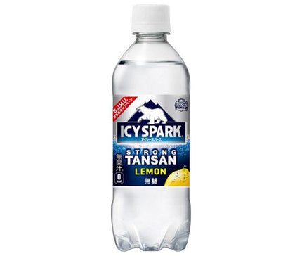 Coca-Cola Icy Spark from Canada Dry Lemon 490ml plastic bottle x 24 bottles [shipped in Japan]