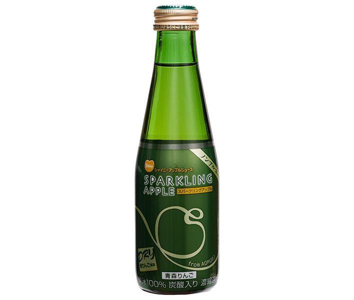 Aomori Prefecture Apple Juice Shiny Sparkling Apple Dry 200ml bottle x 24 bottles [Shipped in Japan]