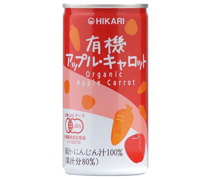 Hikari Foods Organic Apple Carrot 190g can x 30 pieces [shipped in Japan]