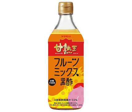 Vinaigre noir mélangé aux fruits Yamamori Kanjukuo, bouteille de 500 ml x 6 bouteilles 