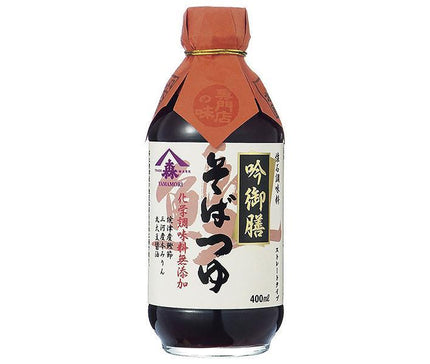 Yamamori Gin Gozen Soba Soup 400ml bottle x 12 bottles [shipped in Japan]