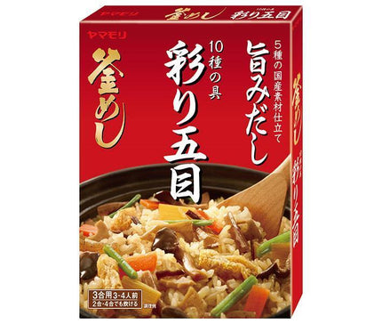 Yamamori 10 kinds of colorful ingredients Gomoku Kamameshi no base 210g x 5 boxes [shipped in Japan]