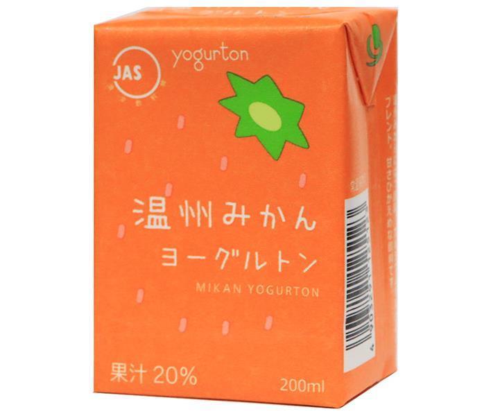 Yogurtton Dairy Unshu Mikan Yogurtton 200ml paper pack x 16 pieces [shipped in Japan]