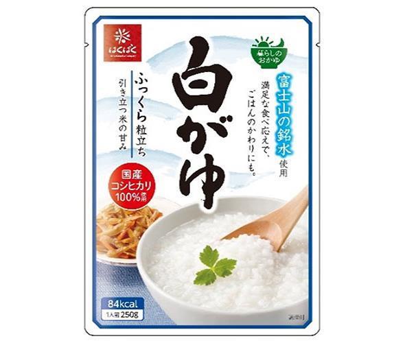 Hakubaku Living Porridge White Porridge 250g x 24 (8 x 3) bags 