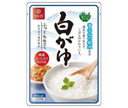 Hakubaku Living Porridge White Gayu 250g x 24 (8 x 3) sacs 