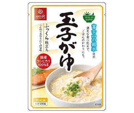 Hakubaku Living Porridge Egg Porridge 250g x 24 (8 x 3) bags 