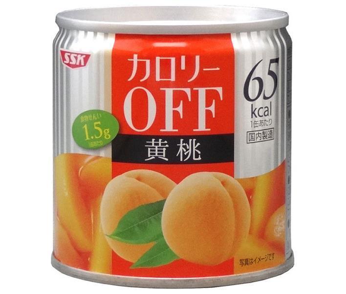 SSK Calorie-OFF Yellow Peach 185g x 24 pieces [Shipped in Japan]