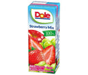 Megmilk Snow Brand Dole Strawberry Mix 100% 200ml paper pack x 18 bottles [shipped in Japan]