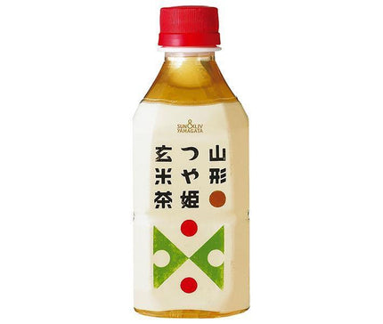 Yamagata Foods Yamagata Tsuyahime Genmaicha Bouteille en plastique de 350 ml x 24 pièces 