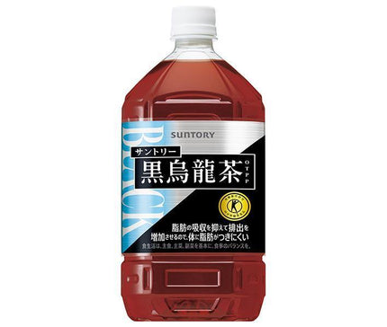 Suntory Black Oolong Tea [Food for Specified Health Uses] 1.05L plastic bottles x 12 pieces [Shipped in Japan]