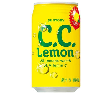 Suntory C.C. Lemon 350ml can x 24 pieces [shipped in Japan]