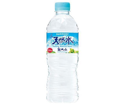 [Out of stock] Suntory Natural Mineral Water [For hand sale] 550ml PET bottle x 24 bottles