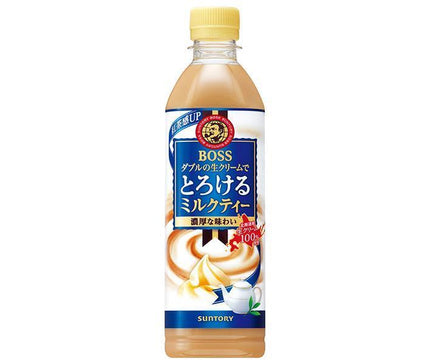 Suntory BOSS Melting Milk Tea 500ml plastic bottle x 24 bottles [shipped in Japan]