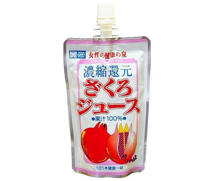 Noda Honey 100% Pomegranate Juice Drinkable Pack 120g pouch x 24 pieces [Shipped in Japan]