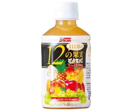 Sun A 1 day's worth of 12 fruits 240ml plastic bottles x 24 bottles [shipped in Japan]