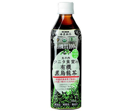 Marunouchi Tanita Shokudo's organic black oolong tea 500ml plastic bottles x 24 bottles [shipped in Japan]