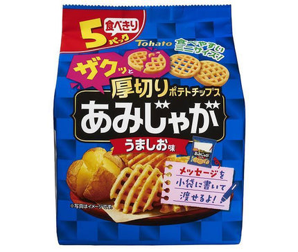 Tohato Amijaga Umashio Flavor 5P 75g (15g x 5 bags) x 12 bags [Shipped in Japan]