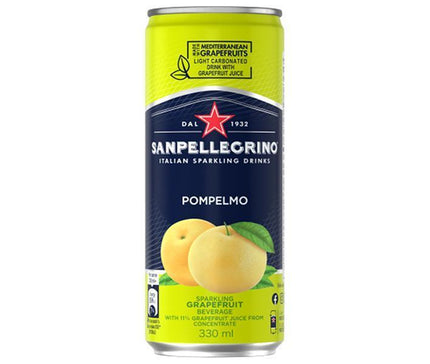 Japan-France Trade San Pellegrino Pompelmo (Grapefruit) 330ml can x 24 bottles [Shipped in Japan]