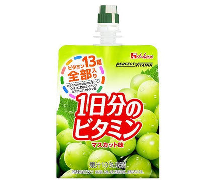 House Wellness PERFECT VITAMIN 1 day's worth of vitamin jelly Muscat flavor 180g pouch x 24 bottles [shipped in Japan]