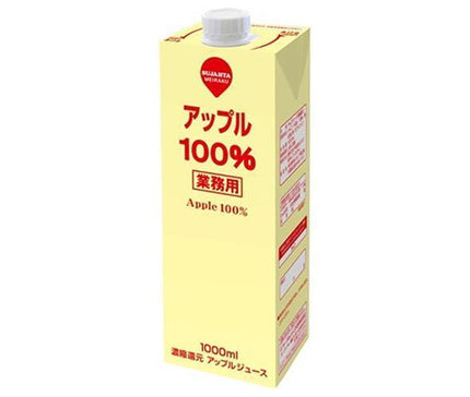 Sujata Commercial Apple 1000ml paper pack x 6 pieces [shipped in Japan]