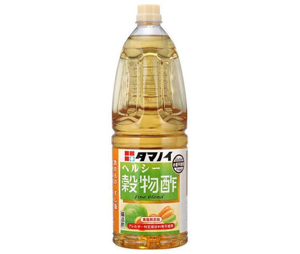 Tamanoi Vinegar Healthy Grain Vinegar Salt-Free Type 1.8L PET Bottles x 6 Bottles [Shipped in Japan]
