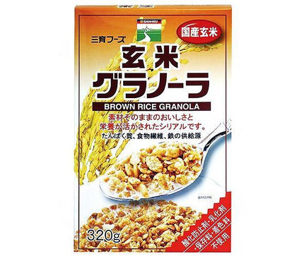 Saniku Foods Brown Rice Granola 320g x 12 pieces [Shipped in Japan]