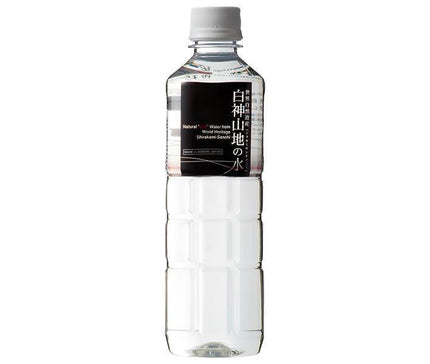Shirakamiyama Bisuikan Shirakami Mountain Water (Black Label) 500ml plastic bottles x 24 bottles [Shipped in Japan]