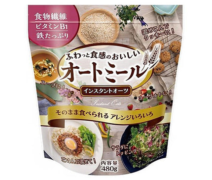 Tanesho Delicious and fluffy oatmeal 480g x 6 bags [shipped in Japan]