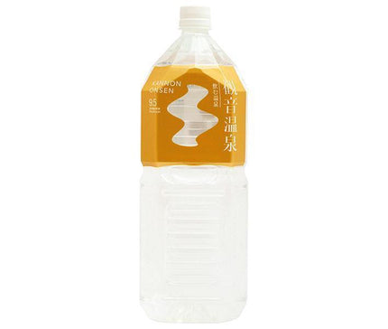 Takinogawa Jidosha Drinking Hot Spring Kannon Onsen 2L plastic bottles x 6 bottles [shipped in Japan]
