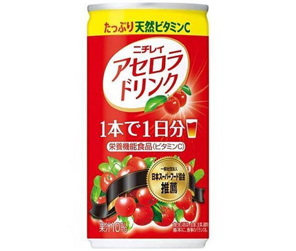 Nichirei Foods Acerola Drink 190g can x 30 pieces [Shipped in Japan]