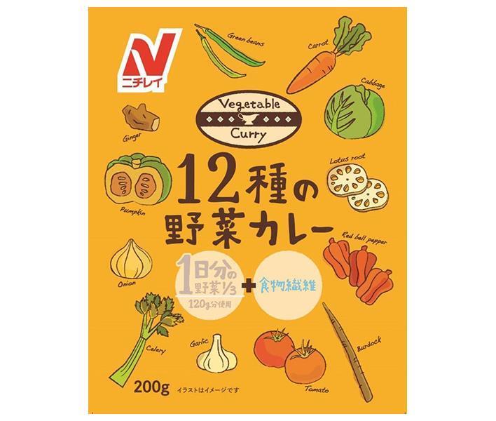 Nichirei Foods 12 types of vegetable curry 200g x 30 bags [shipped in Japan]