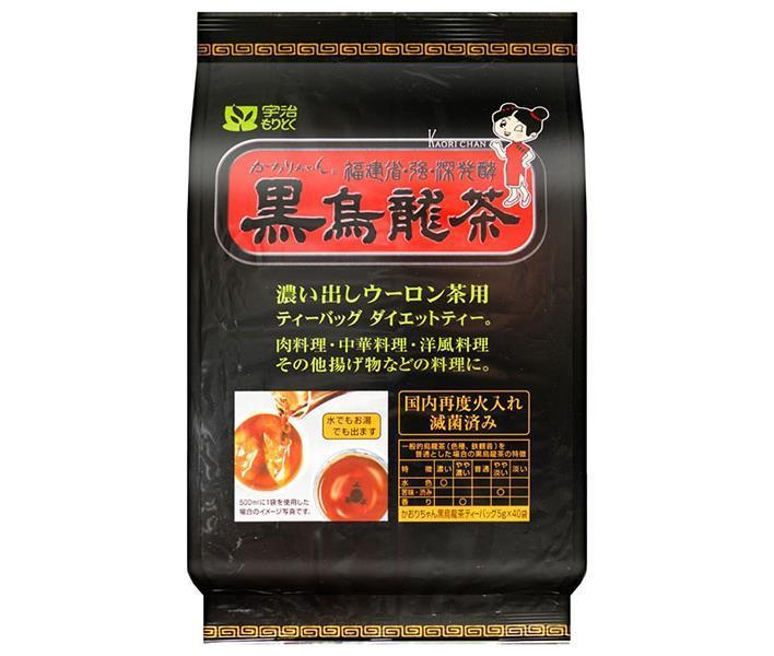 Toku Ujimori Kaori-chan Black Oolong Tea Bags 5g x 40 bags x 20 bags [Shipped in Japan]