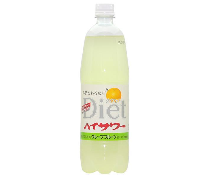 Hakusuisha Diet High Sour Grapefruit 1000ml plastic bottle x 15 bottles [shipped in Japan]