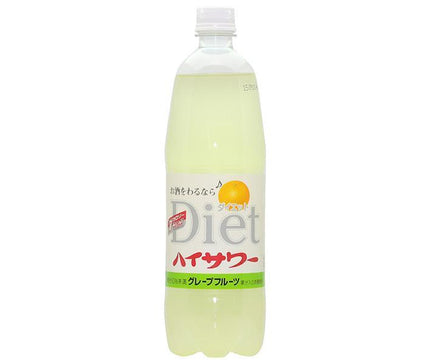Hakusuisha Diet High Sour Grapefruit 1000ml plastic bottle x 15 bottles [shipped in Japan]