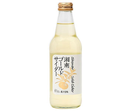 Kawasaki Beverage Shonan Gold Cider 340ml bottle x 24 bottles [shipped in Japan]