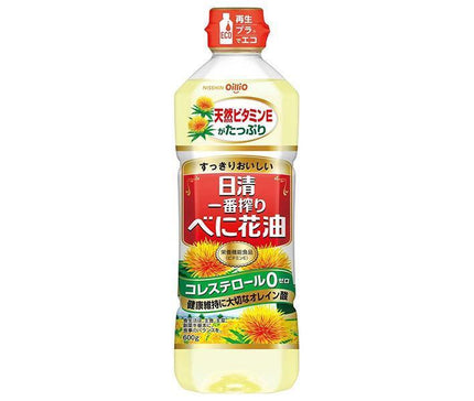 Nissin Oilio Ichiban Shibori Benihana Oil 600g x 10 pieces [Shipped in Japan]
