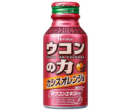 House Wellness The Power of Turmeric Cassis Orange Flavor 100ml Bottle Can x 60 [Shipped in Japan]