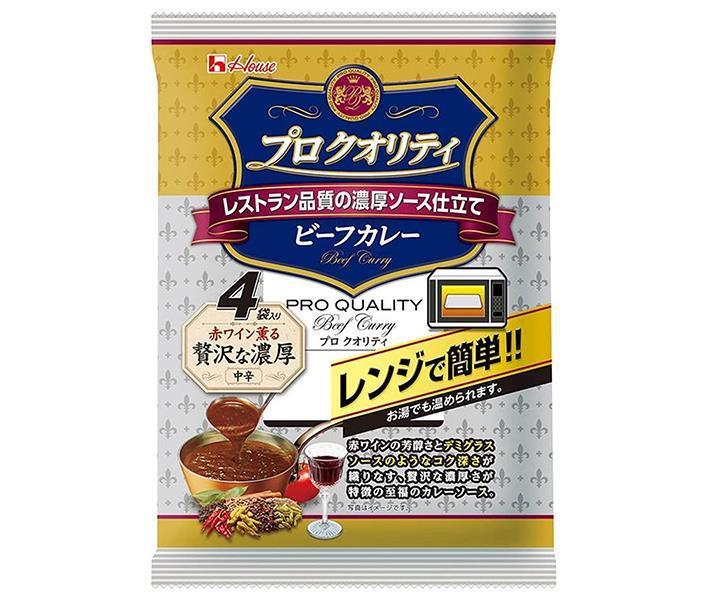 [11/25~ 10% OFF all products!!] House Foods Pro Quality Beef Curry Luxurious Rich 540g (135g x 4 bags) x 6 pieces