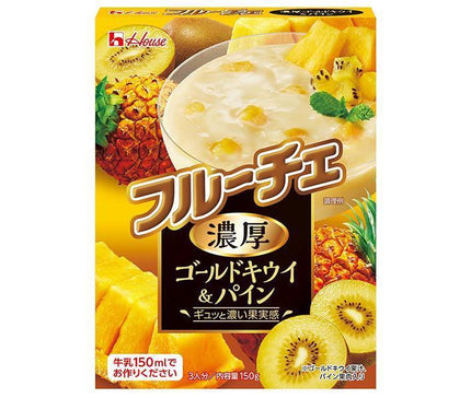 House Foods Fruche Rich Gold Kiwi & Pineapple 150g x 30 pieces 