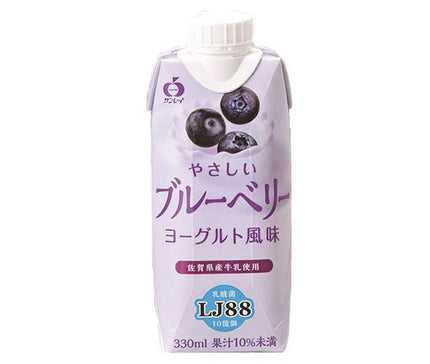 JA Beverage Saga Gentle Blueberry 330ml paper pack x 12 bottles 