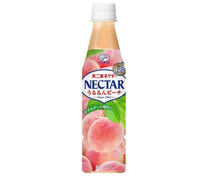 [11/25~ 10% off all products!!] Fujiya Nectar Ururun Peach 350ml PET bottle x 24 bottles