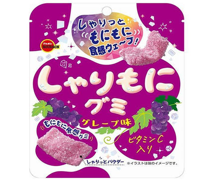 Bourbon Sharimo Gummy Grape Flavor 57g x 10 pieces [Shipped in Japan]