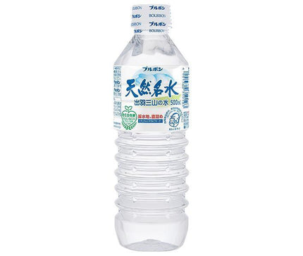 Bourbon Natural Famous Water Dewa Sanzan Water 500ml plastic bottles x 24 bottles [shipped in Japan]