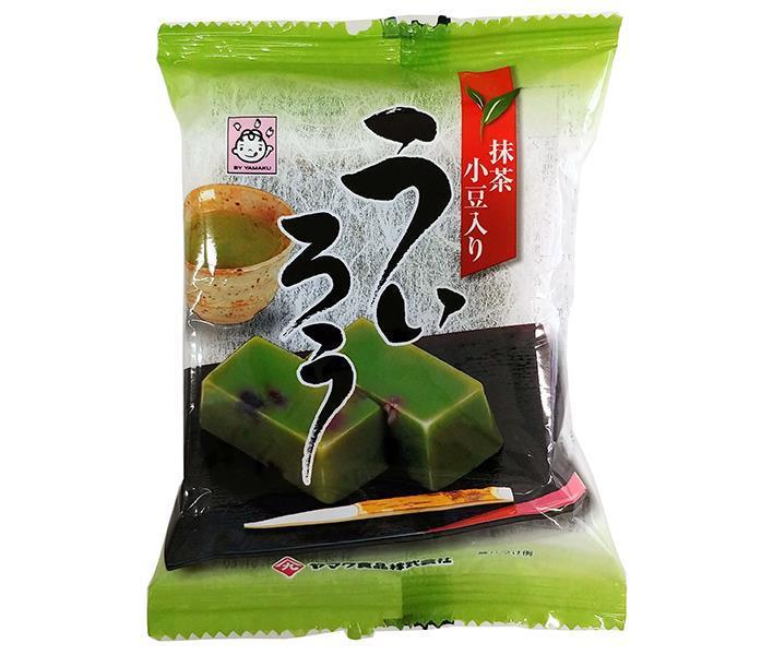 Yamaku Foods Matcha Uiro with Azuki Beans 100 g x 12 Bags [Ships from Japan]