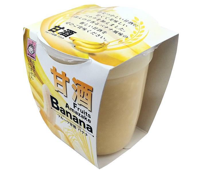 Yamaku Foods Fruit Amazake, Banana, 180g x 12 [Ships from Japan]